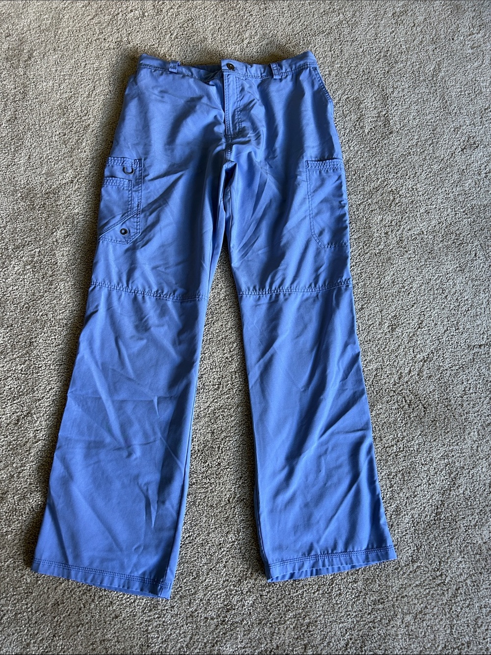 Blue Cargo Work Pants lightweight